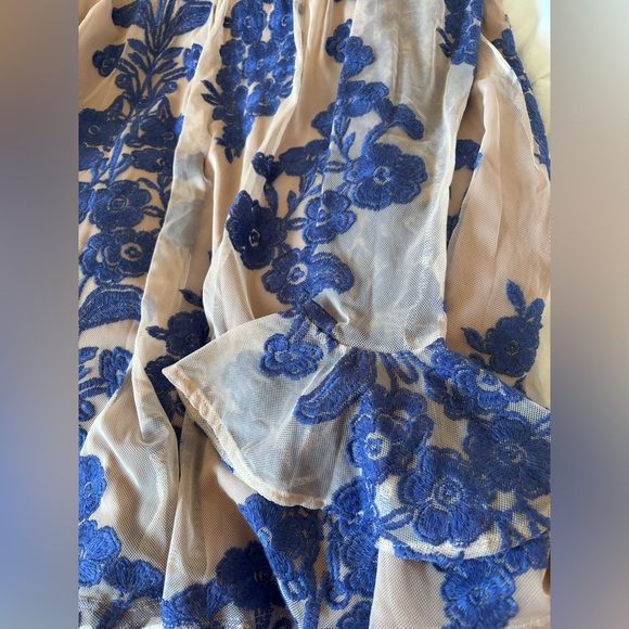 For Love and Lemons Free People Navy and Nude Dress - Picture 2 of 4